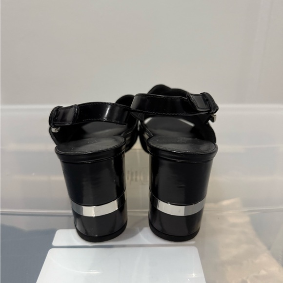 Stuart Weitzman Black Sandals - Picture 4 of 5